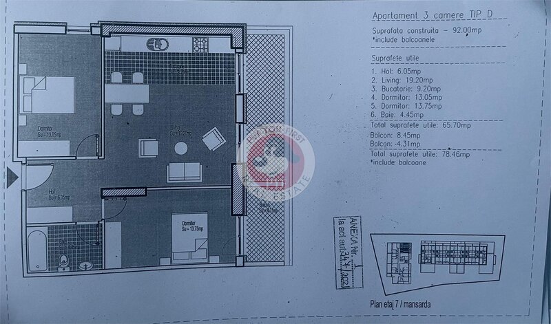 Vitan - Barzesti | 3 camere | Decomandat | 78mp | B11954